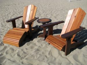 4 Piece Adirondack Chair Set