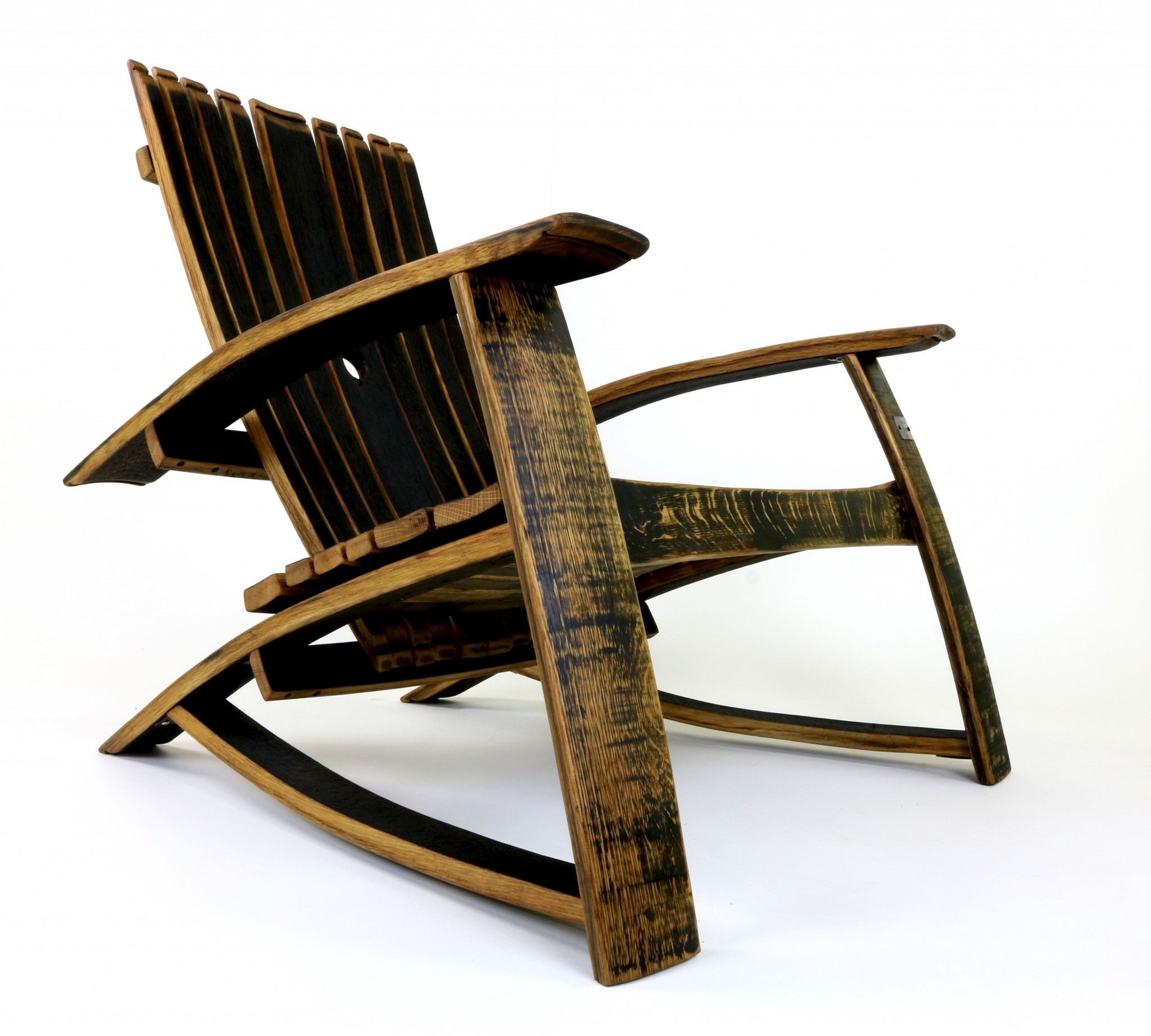Bourbon Barrel Lounge Chairs By Hungarian Workshop