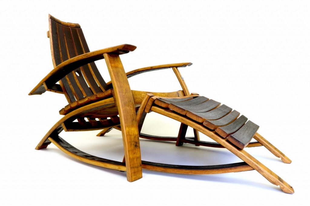 Wine Barrel Lounge Chairs by Hungarian Workshop