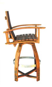The NEW Whiskey Barrel Bar Chair is now available.