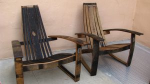 Barrel Chairs at Stone Brewing Company Liberty Station | Hungarian Workshop