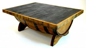 Whiskey Barrel Coffee Table - Whiskey Barrel Tables by the Hungarian Workshop
