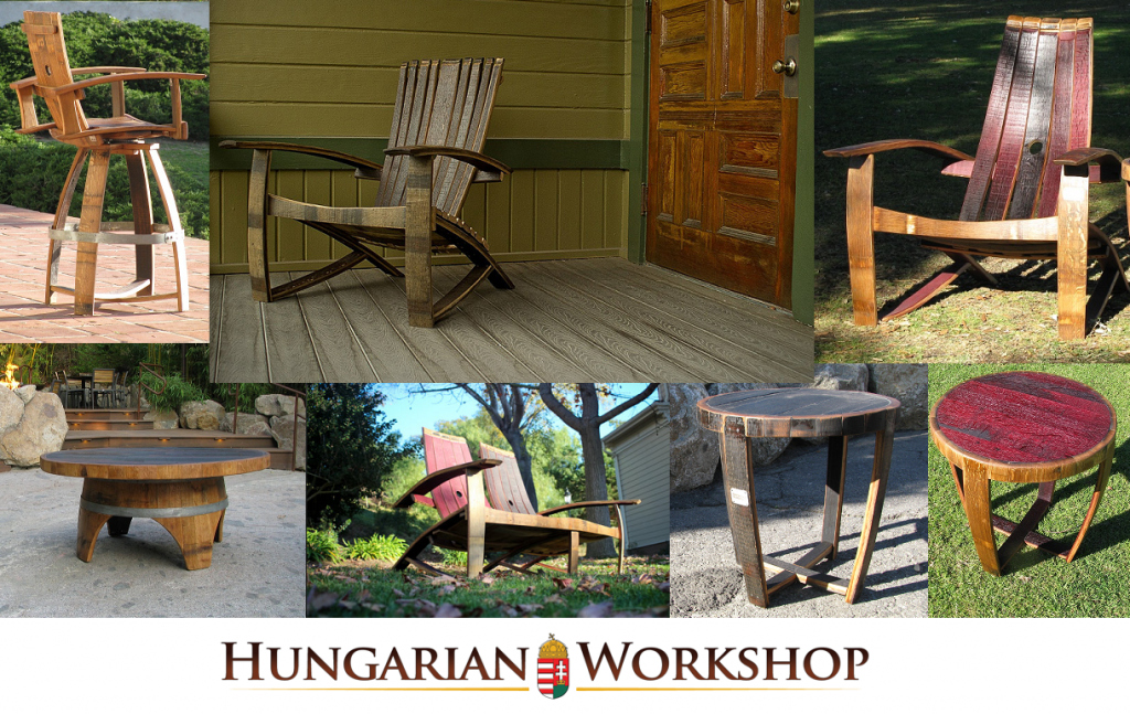 Wine And Whiskey Barrel Furniture | Hungarian Workshop