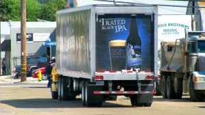 Stone Brewing Company sent a full truck!
