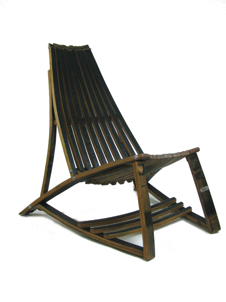 Whiskey Barrel Lounge Chair