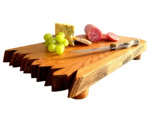 Whiskey Barrel Cutting Board by The Hungarian Workshop