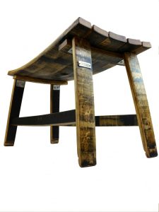Whiskey Barrel Bench | Country Furniture Designs 