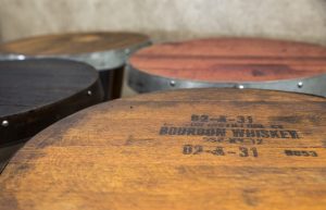 The “Snap” Wine & Bourbon Barrel Pub Tables