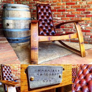 Barrel Chairs with Leather