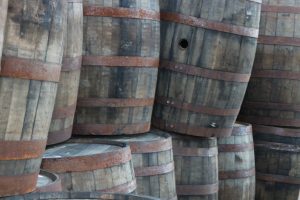 Whiskey Barrel Decor