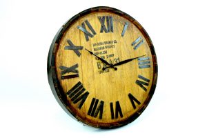 Bourbon Barrel Clock 